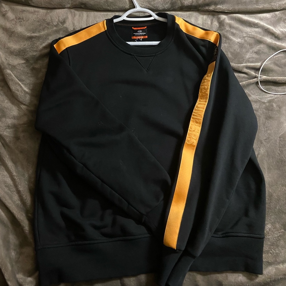 Parajumpers Black Armstrong Crew Neck